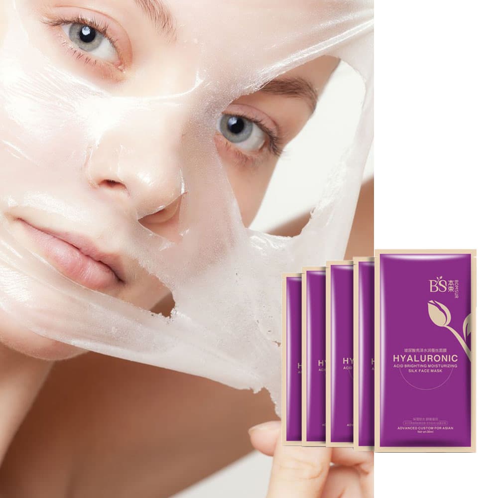 Nature hyaluronic acid whitening moisturizing facial mask